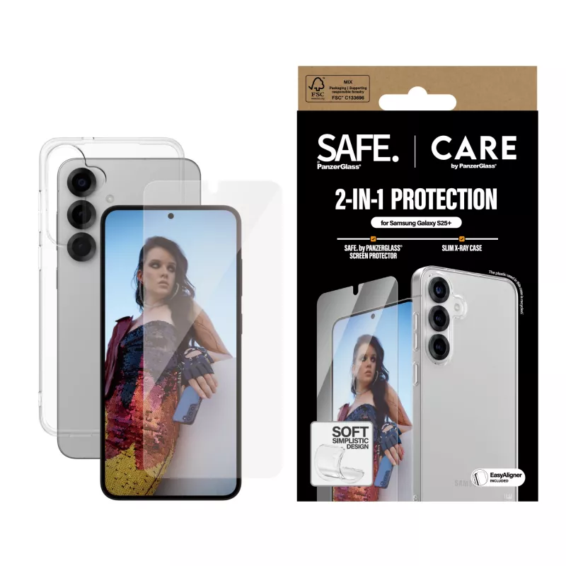 PanzerGlass CARE by Fashion 2-in-1 Bundle Samsung Galaxy S25+