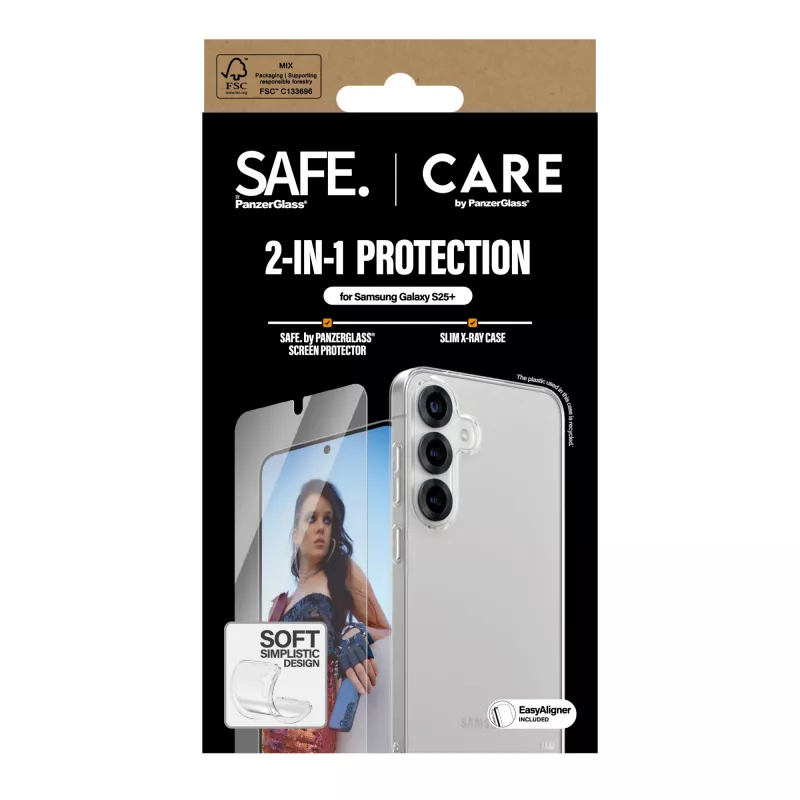 PanzerGlass CARE by Fashion 2-in-1 Bundle Samsung Galaxy S25+