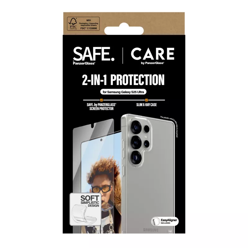 PanzerGlass CARE by Fashion 2-in-1 Bundle Samsung Galaxy S25 Ultra