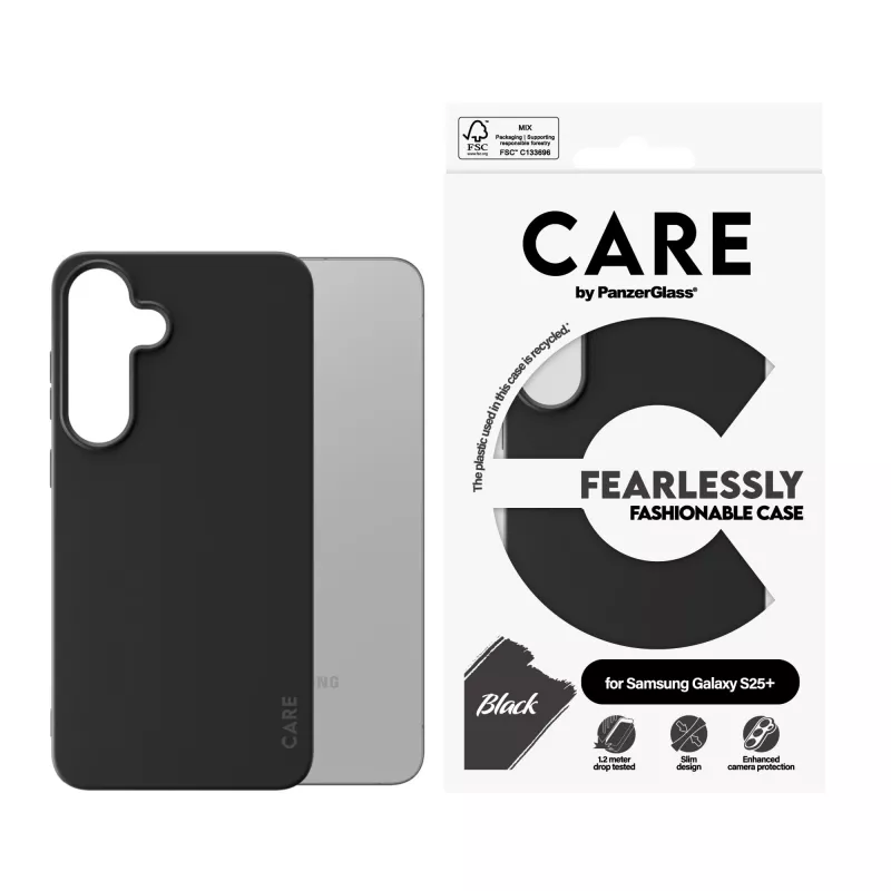 PanzerGlass CARE™ by ® etui Czarny Samsung Galaxy S25+