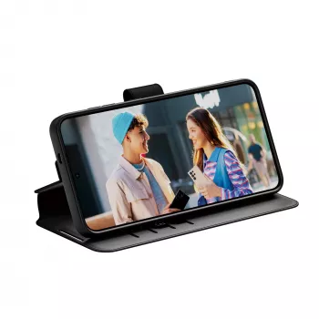 Etui Portfel PanzerGlass Samsung Galaxy S25+ Transparentne ze Stojakiem