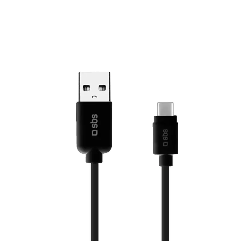 Kabel USB SBS Mobile TECABLETYC1KPOS — USB A na USB C, USB 2.0, 1 m, czarny