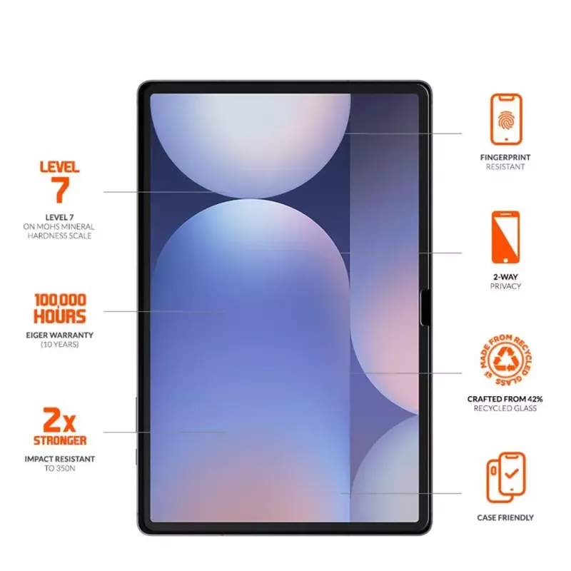 Przezroczysta folia ochronna EIGER EGMSP00329 Samsung Galaxy Tab S7 S9