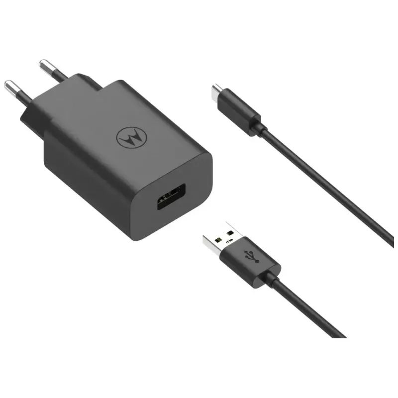 Motorola TurboPower 33 W – ładowarka sieciowa USB-A na USB-C ze zintegrowanym kablem
