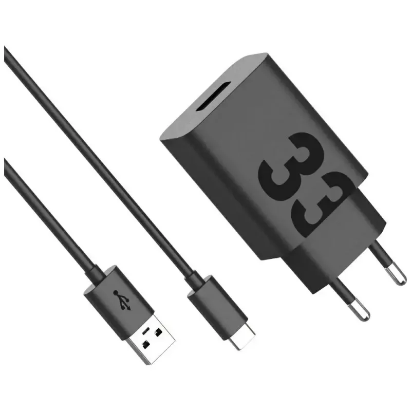 Motorola TurboPower 33 W – ładowarka sieciowa USB-A na USB-C ze zintegrowanym kablem