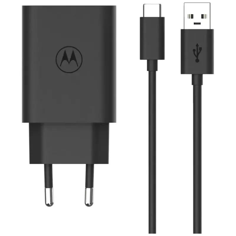 Motorola TurboPower 33 W – ładowarka sieciowa USB-A na USB-C ze zintegrowanym kablem