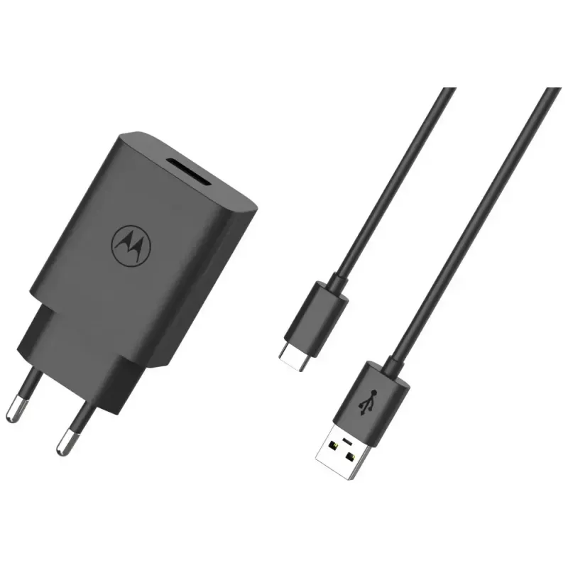 Motorola TurboPower 33 W – ładowarka sieciowa USB-A na USB-C ze zintegrowanym kablem