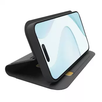 Etui portfelowe SBS TEWALIP1763K do iPhone 17 czarne z podstawką biurkową