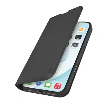 Etui portfelowe SBS TEWALIP1763K do iPhone 17 czarne z podstawką biurkową