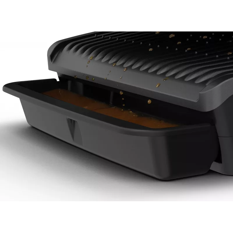 Grill kontaktowy Tefal OptiGrill Elite GC7508 Czarny Termoplastyczny Prostokątny