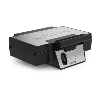 Gofrownica KRUPS FDK2 — 2 gofry, kwadratowe płyty, 850 W, czarna