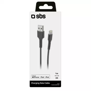 Kabel Lightning na USB A SBS Mobile TECABLEUSBIP589K – 1 m, USB 2.0, czarny