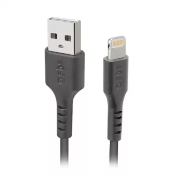 Kabel Lightning na USB A SBS Mobile TECABLEUSBIP589K – 1 m, USB 2.0, czarny