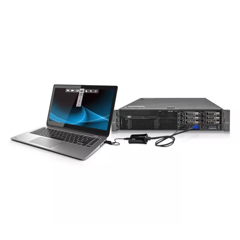 Adapter konsoli KVM ATEN CV211 do laptopa USB Crash Cart