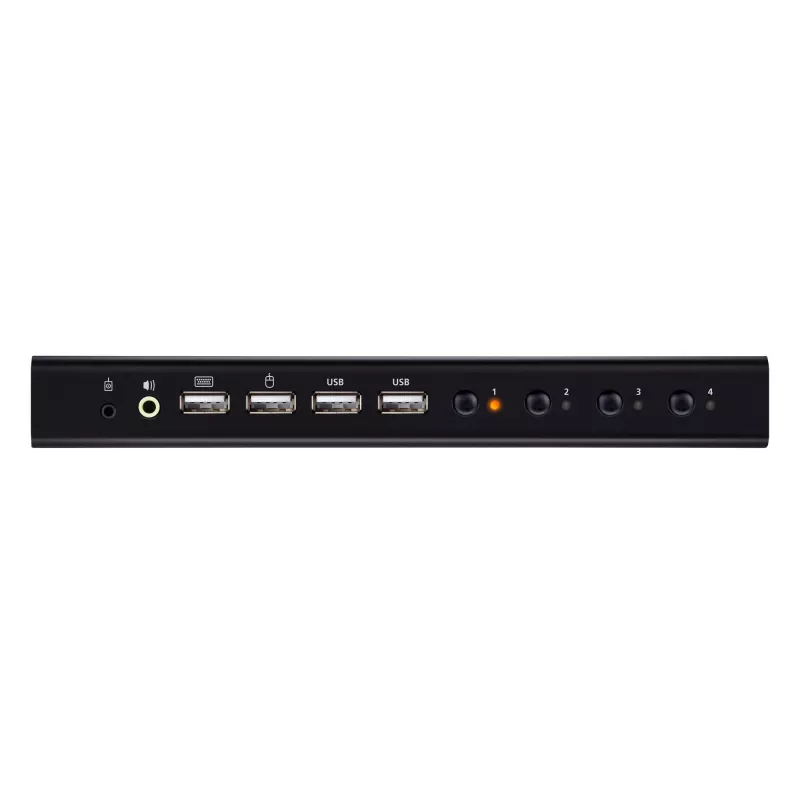 ATEN 4-portowy przełącznik USB 4K HDMI KVMP USB klawiatura mysz wideo