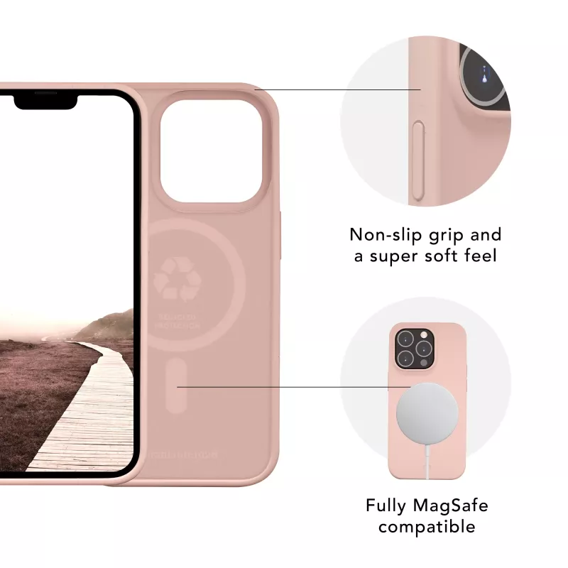 Cover dbramante1928 Monaco iPhone 14 Pro Max Różowy piasek