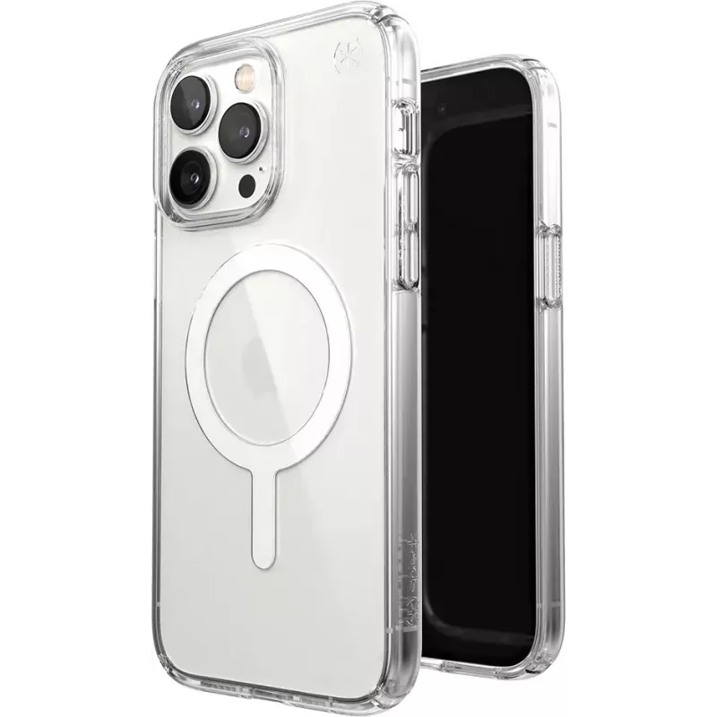 Speck Presidio Perfect Clear + MS Apple iPhone 14 Pro Max Clear - wytrzymałe etui z Microban