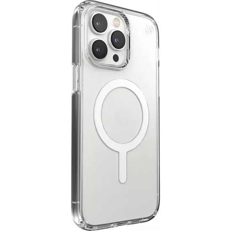 Speck Presidio Perfect Clear + MS Apple iPhone 14 Pro Max Clear - wytrzymałe etui z Microban