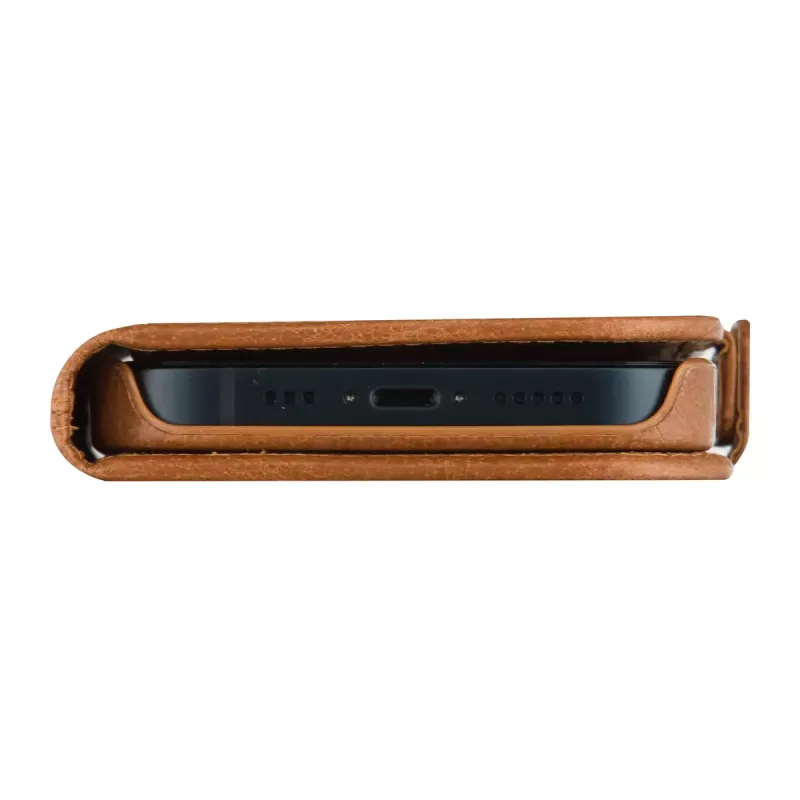 Etui folio dbramante1928 Lynge iPhone 15 Tan Monochromatic Brown