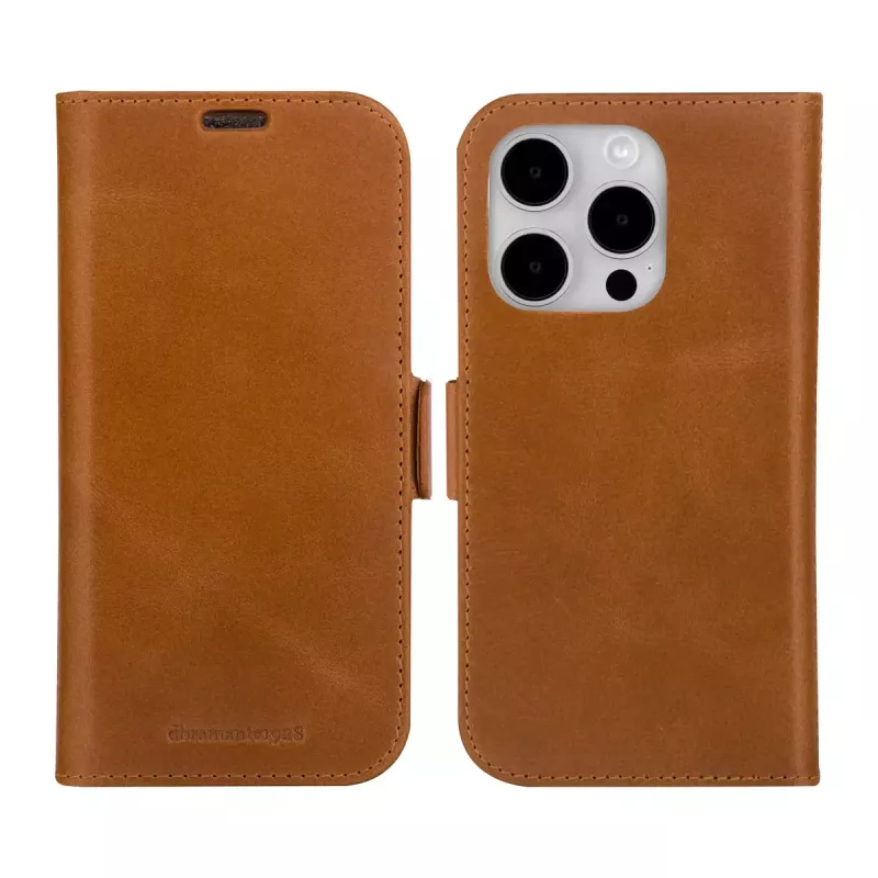 Etui z klapką dbramante1928 Lynge iPhone 15 Pro Brązowy