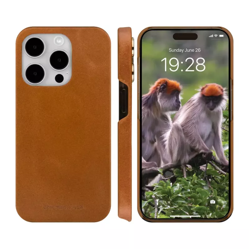 Etui z klapką dbramante1928 Lynge iPhone 15 Pro Brązowy
