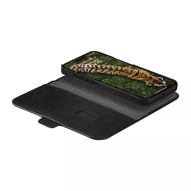 Etui z klapką dbramante1928 Lynge iPhone 15 Plus Czarny