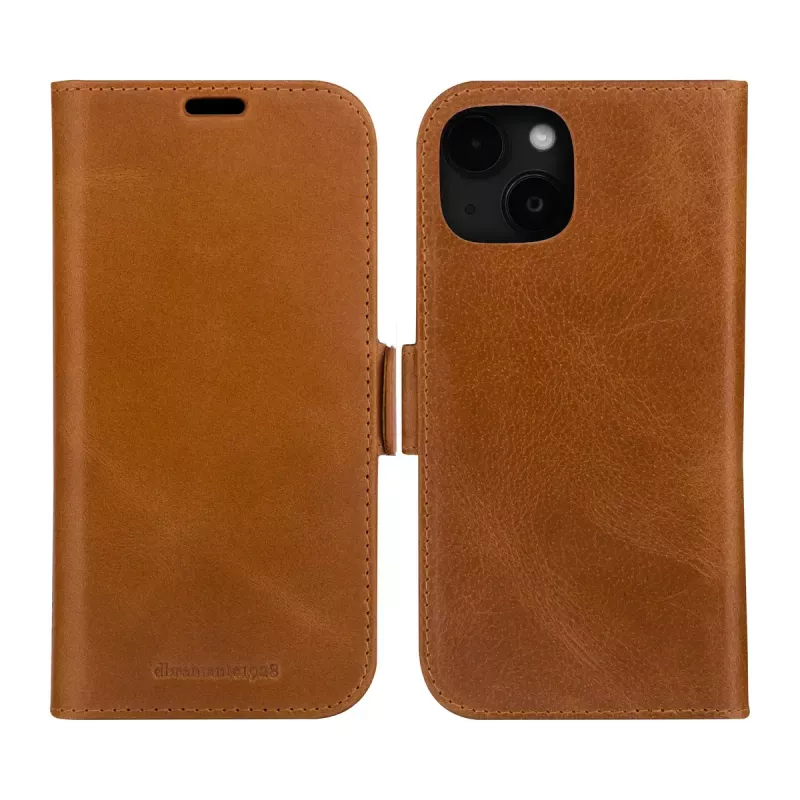 Etui Folio dbramante1928 Lynge iPhone 15 Plus Brązowe