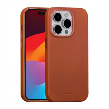 Etui dbramante1928 Roskilde iPhone 15 Pro Tan Monochromatic czerwony