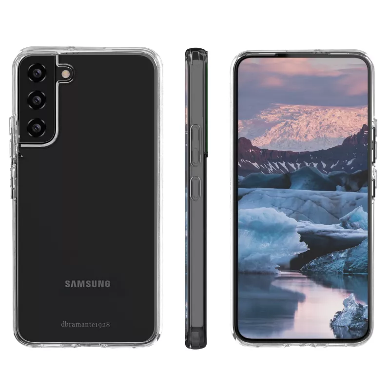Cover dbramante1928 Galaxy S22+ Clear Czarny Monochromatic