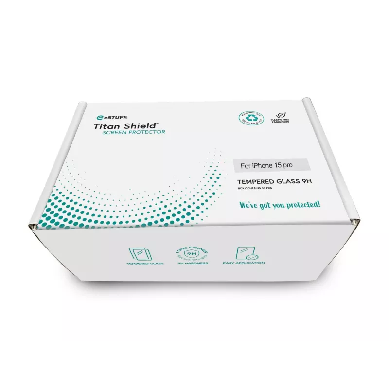 eSTUFF ES501406-50BULK osłona ekranu/tyłu telefonu komórkowego Przezroczysta osłona ekranu Apple 1 szt.