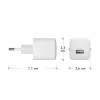 Ładowarka ścienna dbramante1928 re-charge EU 18W USB-A biała