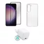 Zestaw ładowarki do Samsung Galaxy S23 firmy eSTUFF — domowa ładowarka sieciowa do telefonów komórkowych, przezroczysta i biała, 0,094 kg