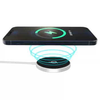 eSTUFF ES638100 ładowarka do urządzeń mobilnych Smartfon Aluminiowa AC Ładowanie bezprzewodowe Szybkie ładowanie Wewnętrzna