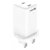 Ładowarka sieciowa SANDBERG Dual USB-C PD65W UK 441-62 — dual USB-C PD 65W, wtyk UK