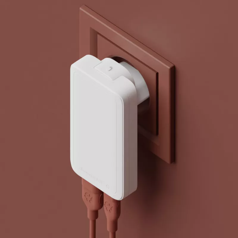 dbramante1928 Pro - smukła ładowarka EU/US - USB-C 65W + USB-A 30W - W