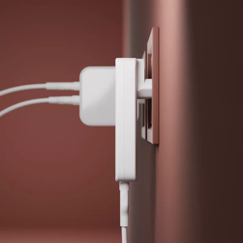 dbramante1928 Pro - smukła ładowarka EU/US - USB-C 65W + USB-A 30W - W
