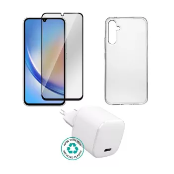 Zestaw akcesoriów eSTUFF do Samsung Galaxy A14 ES-KIT-SAMGALA14 — niezbędne elementy do ładowania i łączności