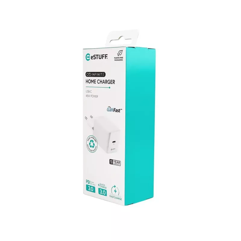 eSTUFF INFINITE ES637046 ładowarka USB-C EU PD 45W GaN