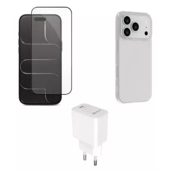 Zestaw zasilacza eSTUFF ES-KIT-IPH17PROMAX do iPhone 17 Pro Max z ładowarką i kablami