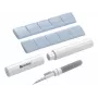 Zestaw do czyszczenia Sandberg Cleaning Pen Kit do słuchawek AirPods, szaro-biały