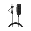Przewodowy zestaw słuchawkowy Sandberg 3in1 Office Headset Pro ENC 20-20000 Hz