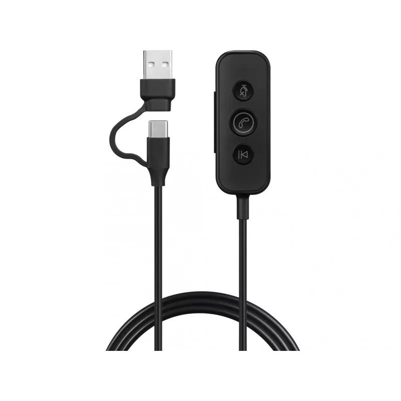 Przewodowy zestaw słuchawkowy Sandberg 3in1 Office Headset Pro ENC 20-20000 Hz