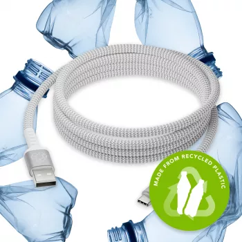 Kabel danych USB-A na USB-C d bramante re-charge Pro BRD kabel 2,5 m, USB 2.0, biały