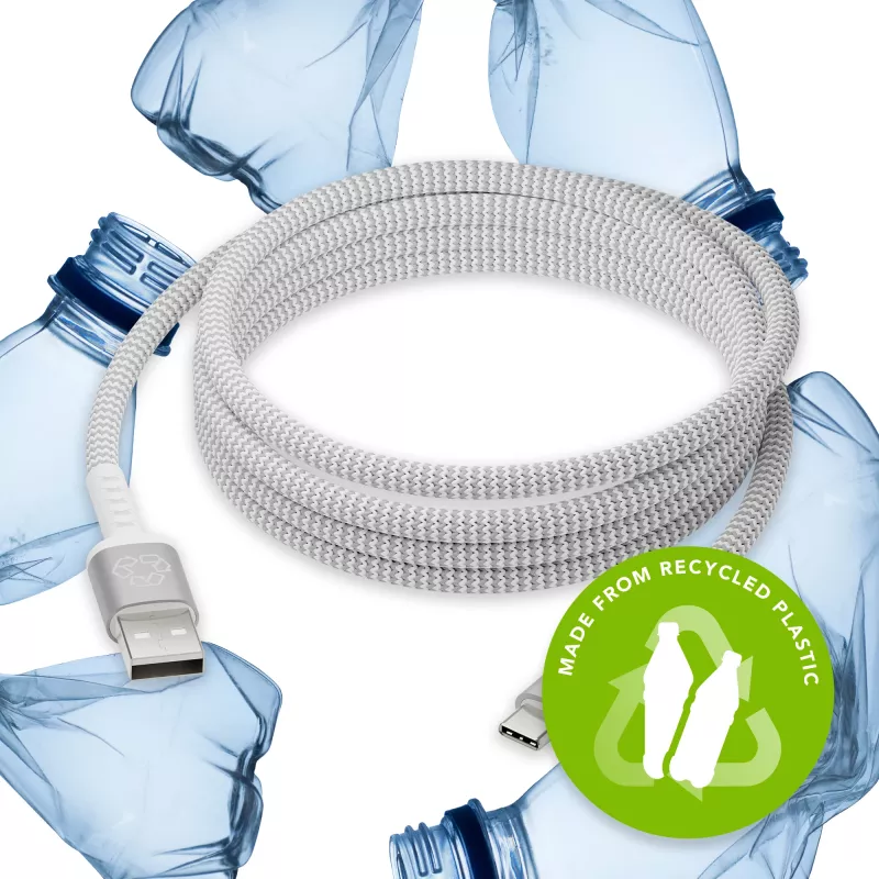 Kabel danych USB-A na USB-C d bramante re-charge Pro BRD kabel 2,5 m, USB 2.0, biały