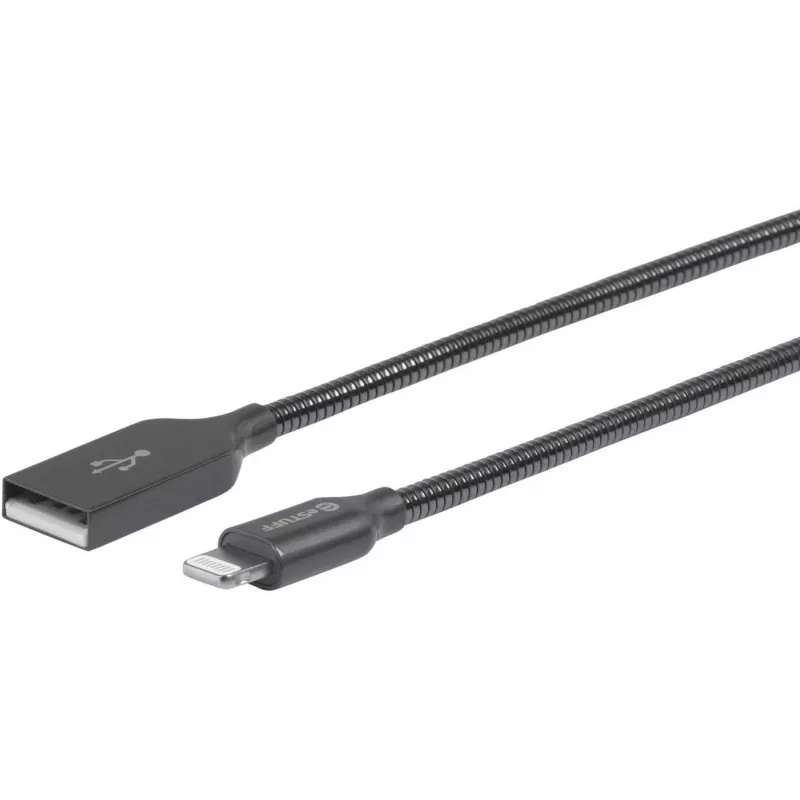 eSTUFF ES601065 kabel Lightning 0,5 m Szary