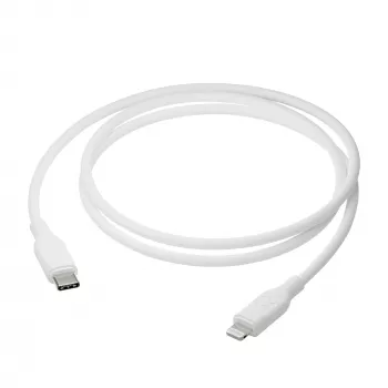 Kabel USB-C na Lightning 1,2 m, d bramante re-charge Pro, biały