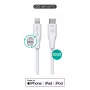 Kabel Lightning eSTUFF ES602170-BULK 1 m Biały USB C 2.4A