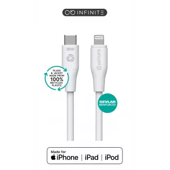 Kabel Lightning eSTUFF ES602370-BULK 3m USB C 2.4A