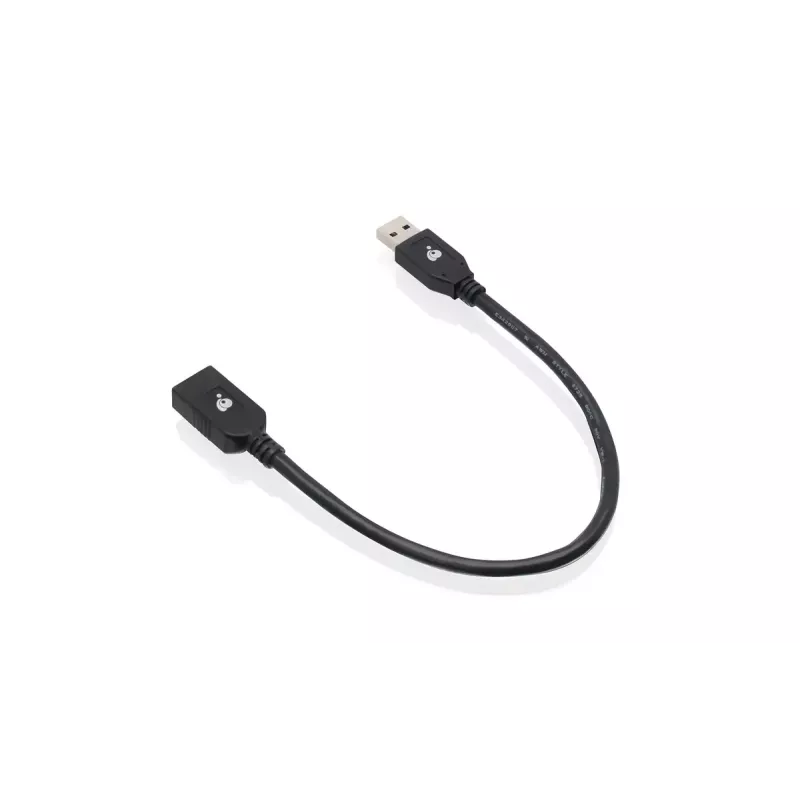 Kabel USB IOGEAR G2LU3AMF USB 3.2 Gen 1 0,3 m USB A Czarny