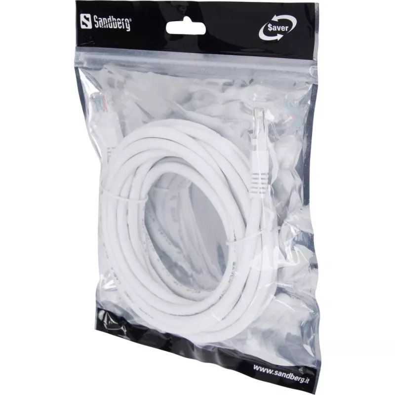 Kabel sieciowy Sandberg UTP Cat6 5m RJ-45 Szary